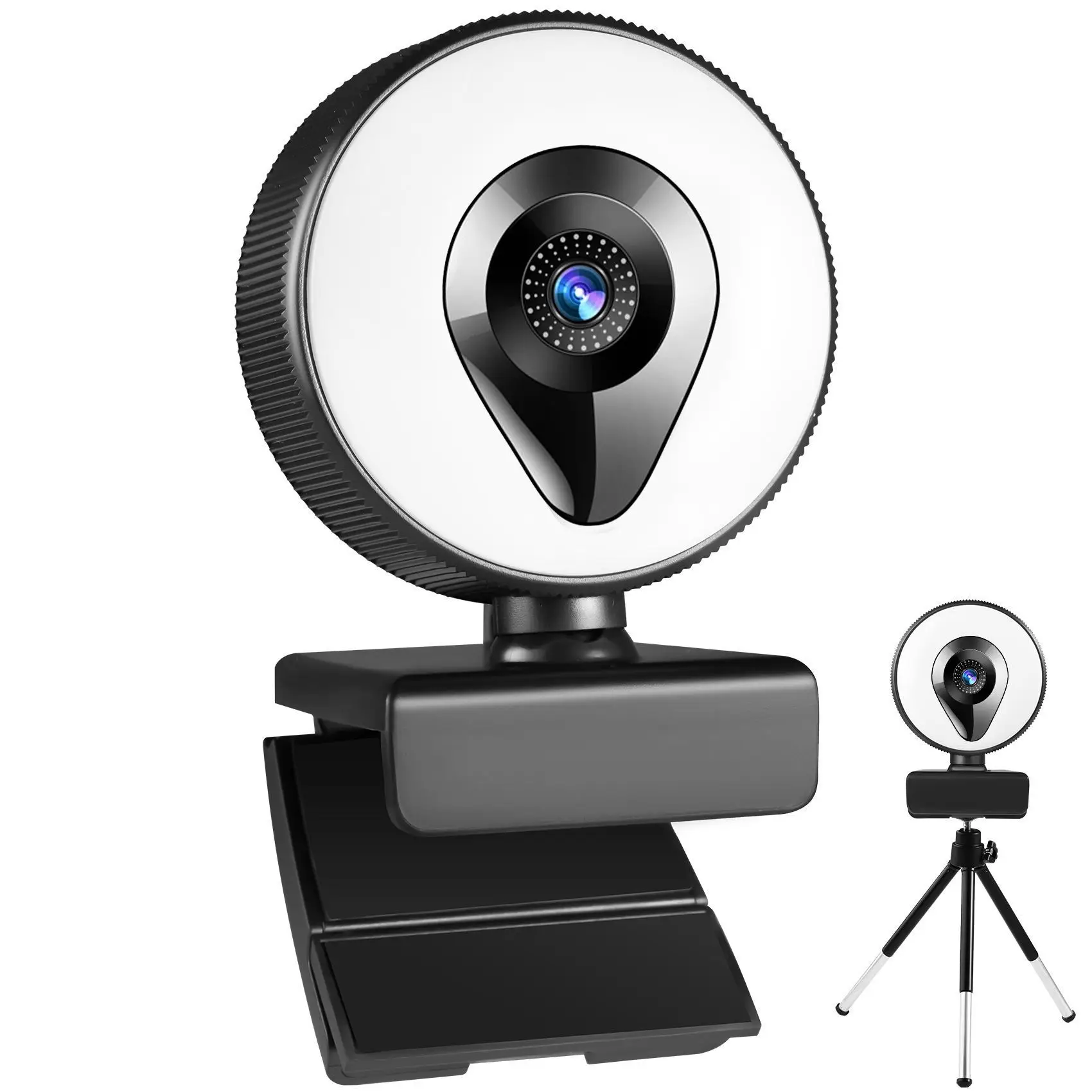 

Computer camera beauty auto focus 1080p HD touch USB live lighting