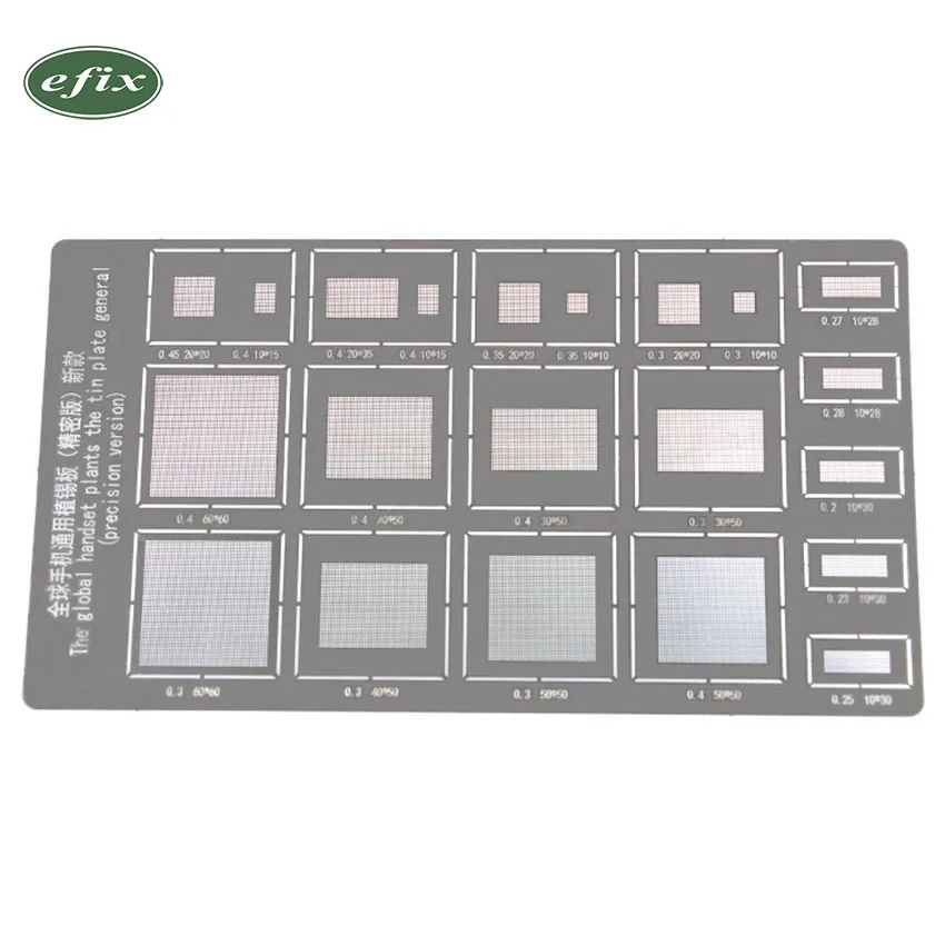 Точная версия 1 шт. 21 в BGA Универсальный трафарет для реболлинга тепла