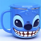 Стальные кружки из мультфильма Disney с рисунком аниме, Микки, Микки, Эльза, тачки, белоснежные чашки принцессы, подарки