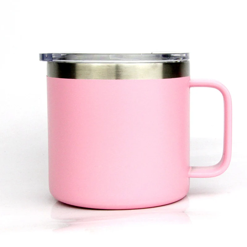 Кофейная кружка с ручкой изготовленная на заказ вакуумная фляжка из нержавеющей