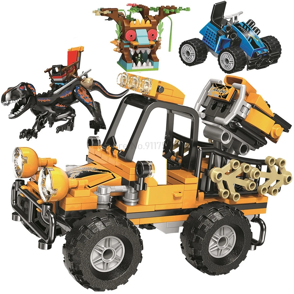 

440 шт., Детский конструктор «Мир Юрского периода»