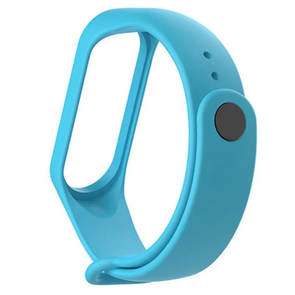 soft silicone solid color replacement smart bracelet watch band for xiaomi 34 wearable devices smart accessories free global shipping
