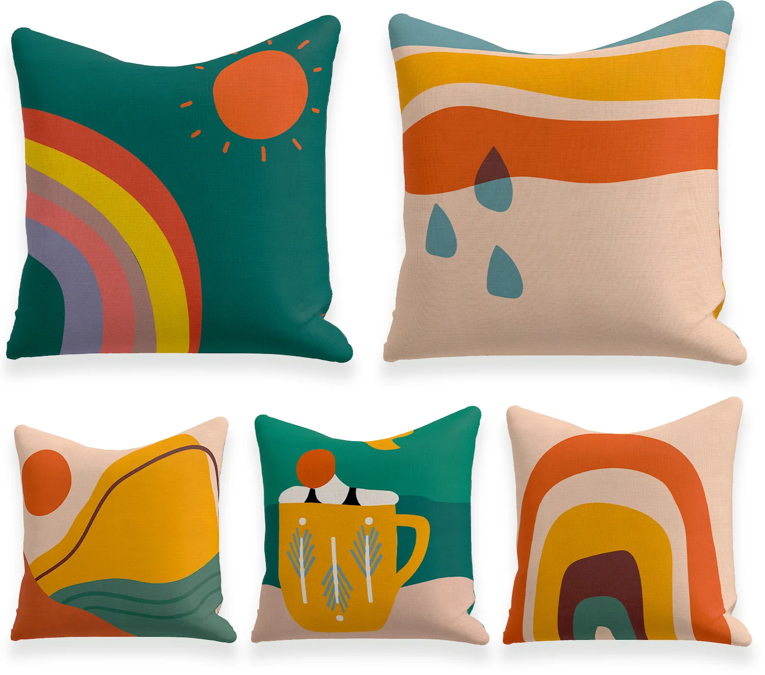 

Подушка для гостиной, подушка для дивана, летняя простая льняная маленькая свежая обнимающая подушка, чехол, украшение для дома, подушка, фл...