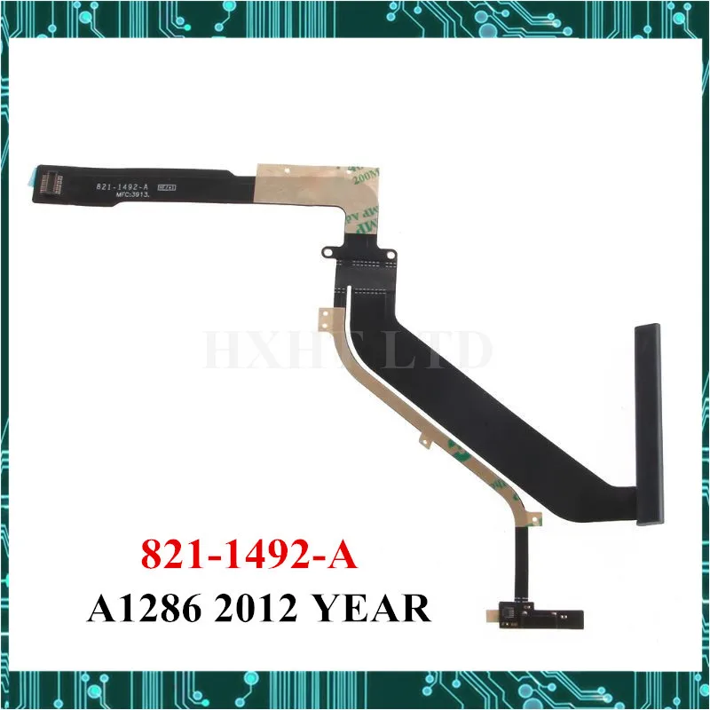 Новый 821 1492 A A1286 жесткий диск SATA гибкий кабель 923 0084 01 для Macbook Pro 15 &quotA1286 Mid 2012 EMC 2556