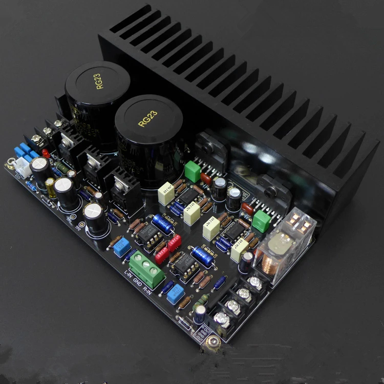 Усилитель мощности LM3886 аудиоплата JRC5534DD OP AMP сервосхема постоянного тока LM317 LM337