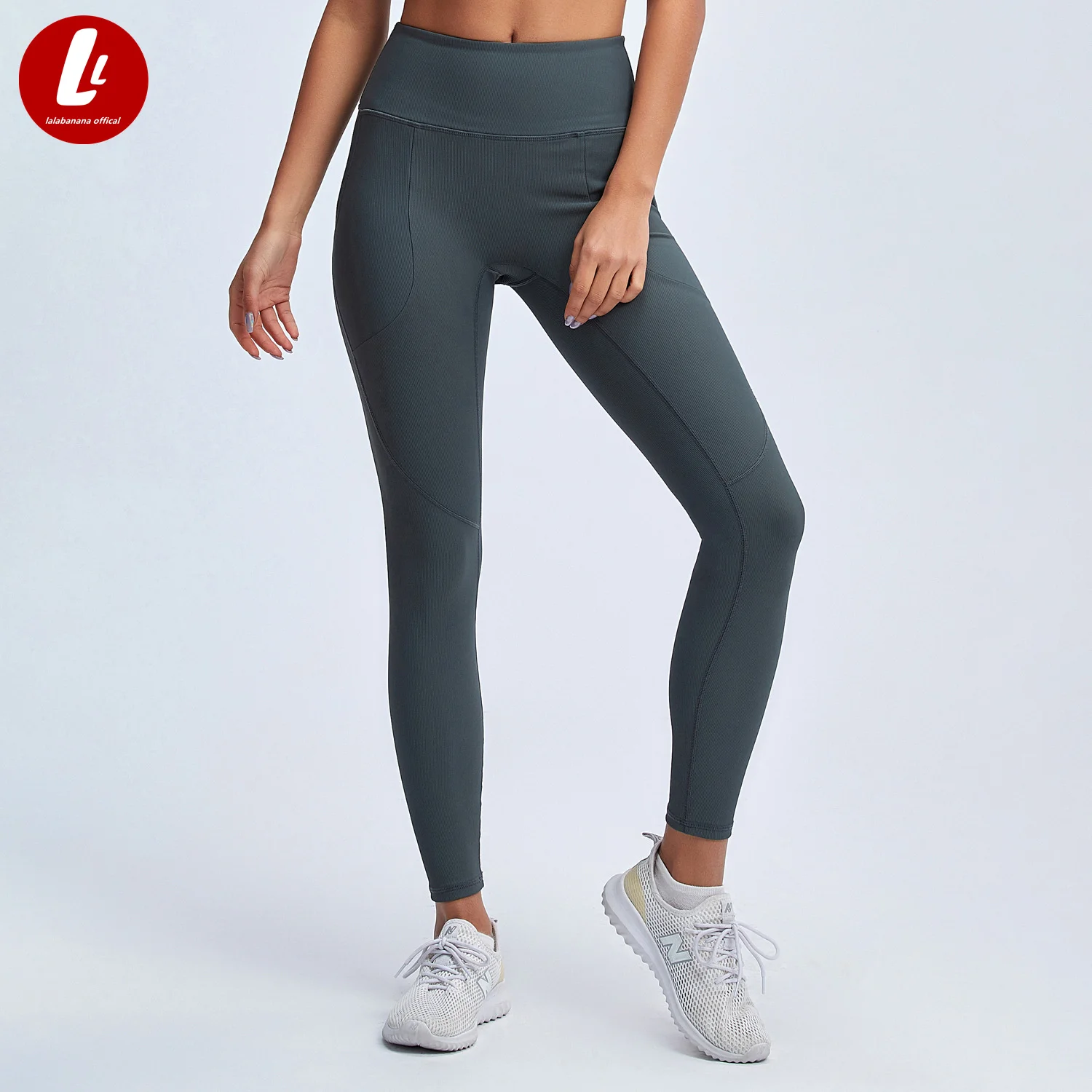 LULU Women Yoga Leggings Full Length With Side Pockets High Waisted Buttery Soft Yoga Pant 28 Inch Inseam Nepoagym