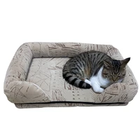 high end pet bed dog cat sofa bed large cat kennel small kennels memory foam nature popular pet supplies in 2021
