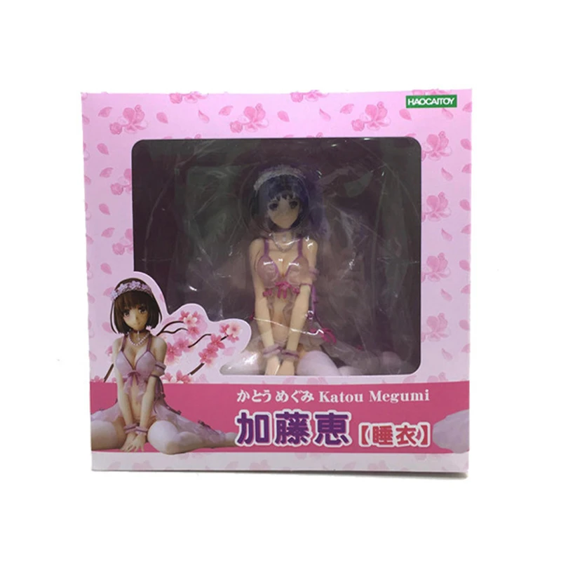 Saenai героиней No Sodatekata Katou Megumi фигурку 16 см с рисунком из аниме сидя фигурки PVC