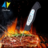 foldable food thermometer digital kitchen food cooking tool bbq meat fork bbq grill probe temperature gauge with battery tp108