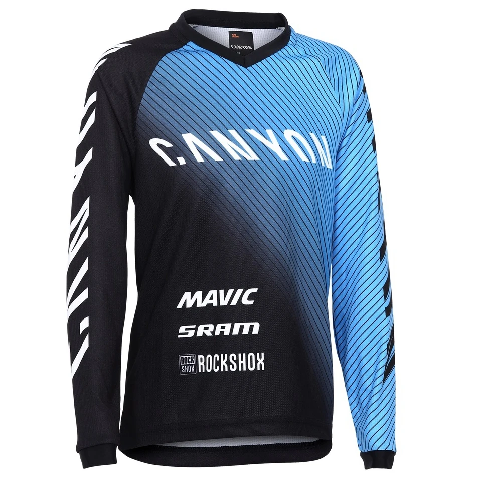 

Unisex MX DH Jersery 2021 Downhill bike MTB BMX shirts Long sleeve Coolmax Cycling Jersey Motocross Gear Racing Teamwear