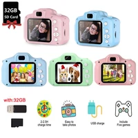 children kids camera portable selfie digital video recorder camera with 32gb memory card toy for girls boys xmas birthday gifts
