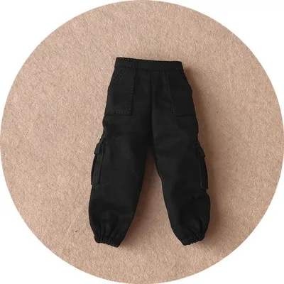 1/6 Комбинезоны для кукол Blyth брюки Blyth клетчатое пальто Blyth одежда(подходит для blyth, azone, ob24, Lai, mmk, ICY, кукла 1/6 - Цвет: black