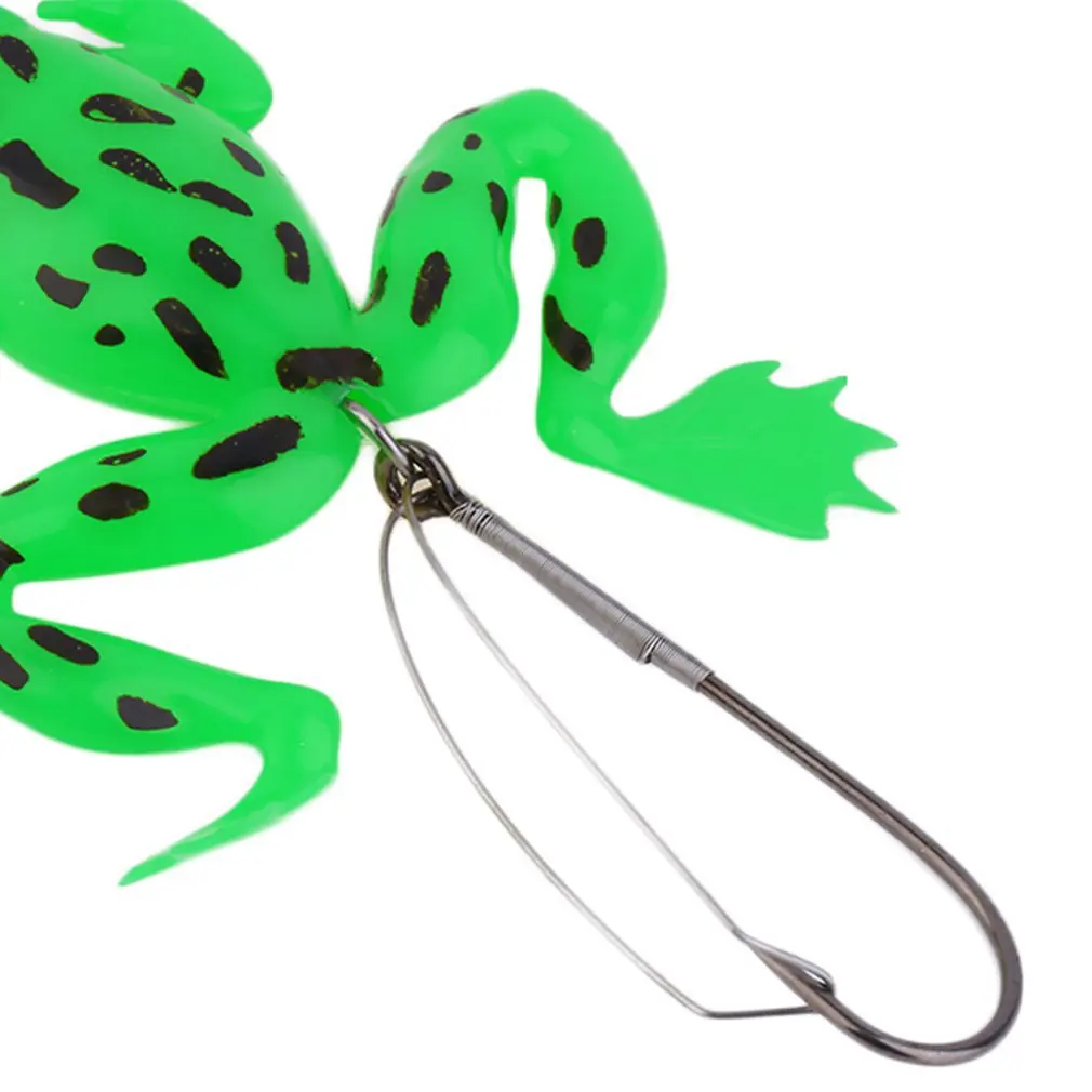 1 шт. стильная резиновая лягушка мягкие рыболовные приманки приманка для рыбалки