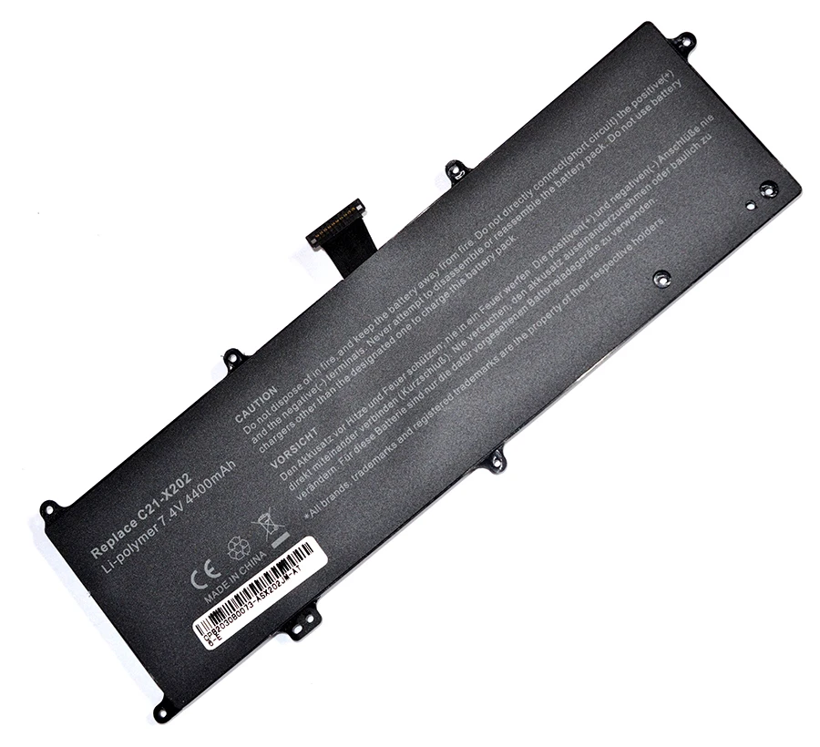 Аккумулятор Golooloo для ноутбука ASUS VivoBook S200 S200E X201 X201E X202 X202E с питанием от батареек 7 4