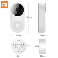 xiaobai smart video doorbell d1 visual intercom ai face and pir movement detection hd night vision wireless home security camera