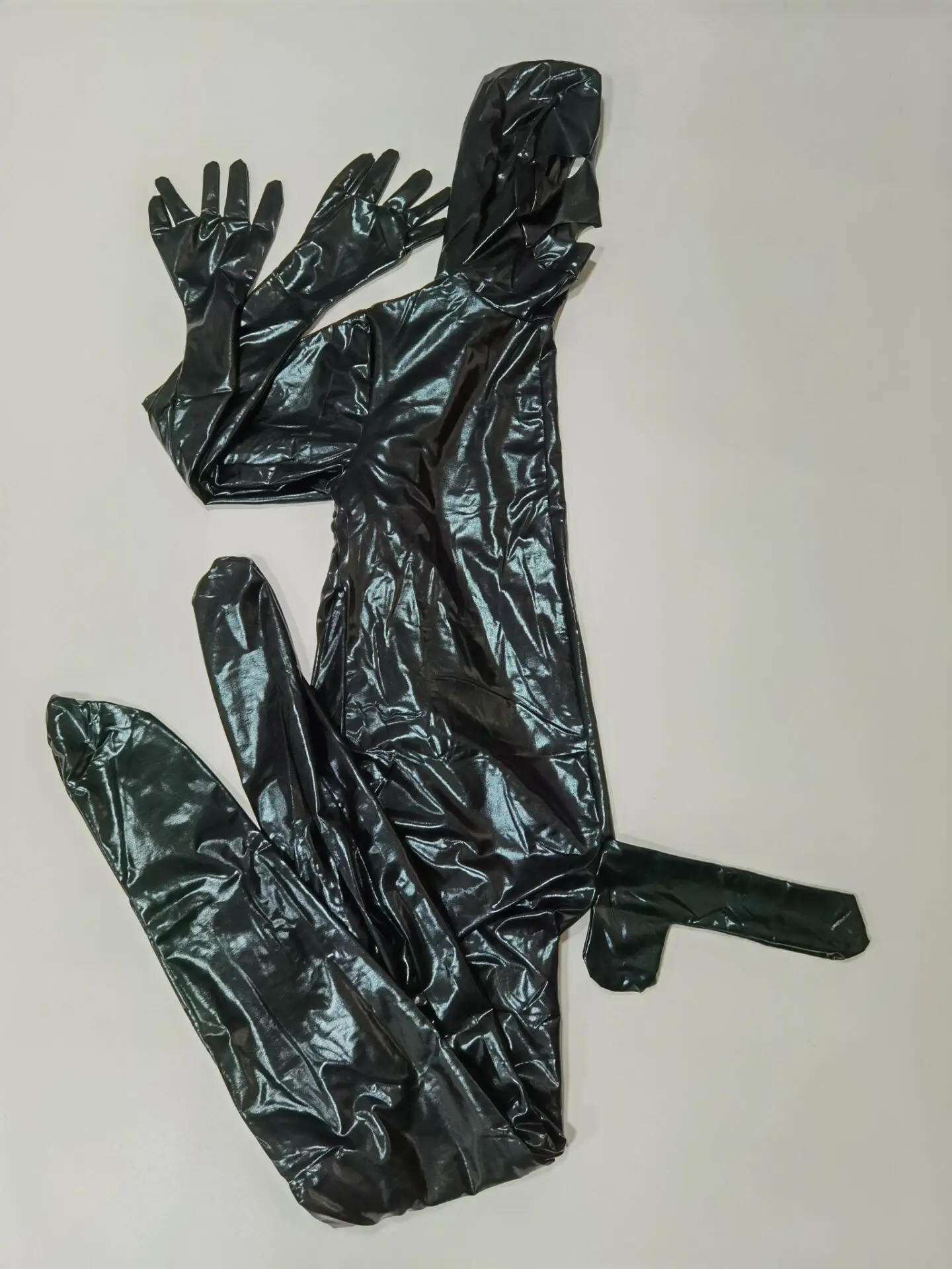 Для мужчин сексуальные ножки Искусственная Кожа Комбинезон гей Эротическое