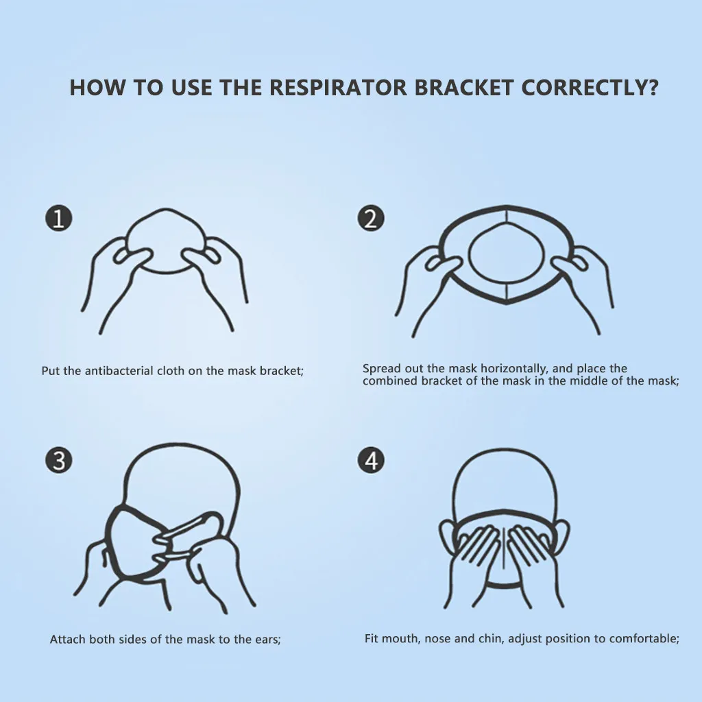 

10/5/3pcs FaceMaskInnerSupportFrame 3D Face Masks Bracket Mouth Separate Inner Stand Holder Breathing Space mascarillas