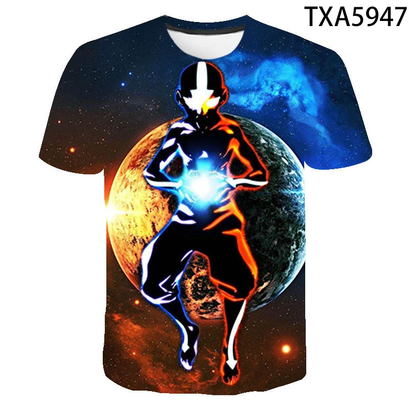 

Streetwear Avatar The Last Airbender Men Women Children 3D Printed T Shirts Casual Fashion Short Sleeve Boy Girl Kids Summer
