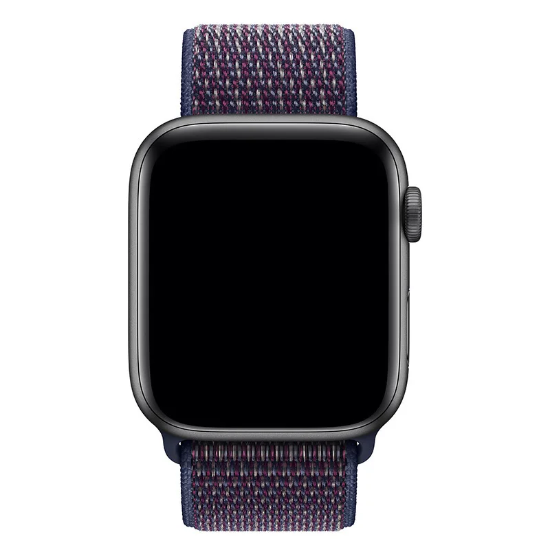 Спортивный ремешок на липучке для apple watch band 5 4 3 iwatch band 44 мм 40 мм correa apple watch браслет часы 42 мм 38 мм аксессуары