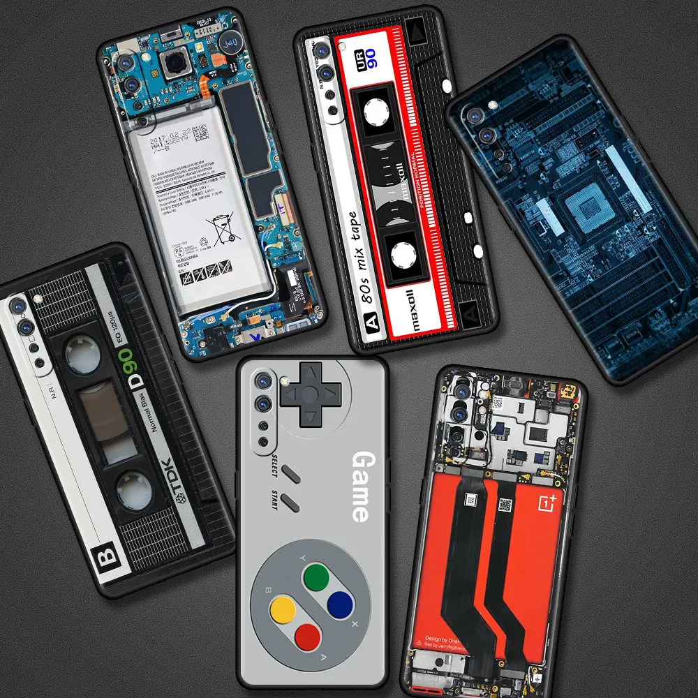 

Retro Vintage Camera Cassette Case For Oppo A53 A9 2020 A52 A93 Find X2 Lite K9 Reno 6 3 4 F11 Pro Ace A55 A94 A74 A95 TPU Cover
