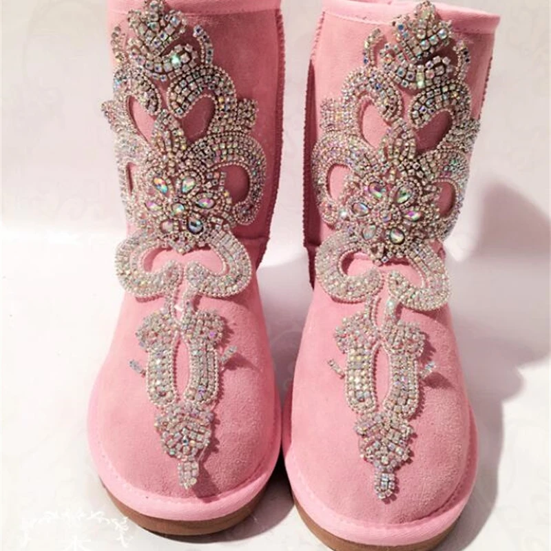 Новинка 19 Европейская станция осенне-зимняя обувь ручной работы барокко