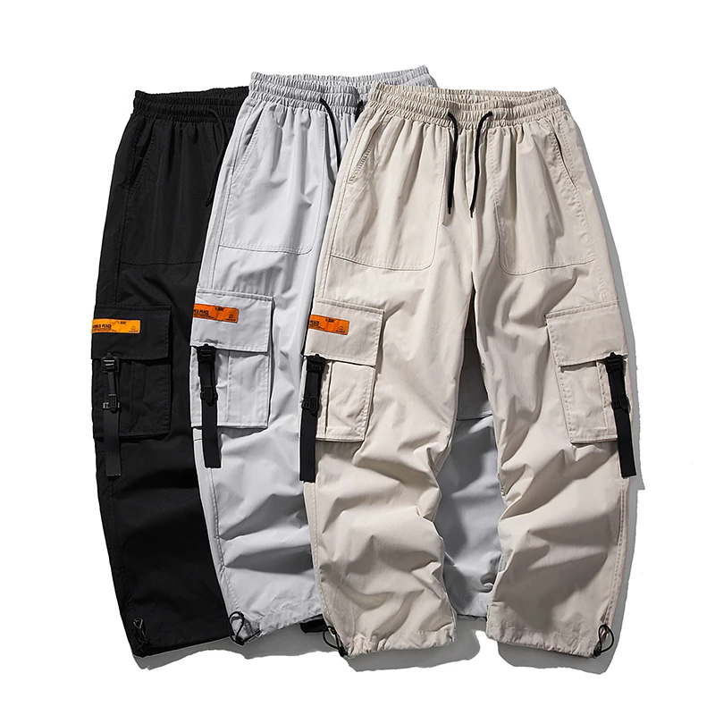 

Men New Spring Hip Hop Harem Pants 2021 Autumn Men Trousers Ribbons Streetwear Joggers Sweatpants Hombre Dropshipping