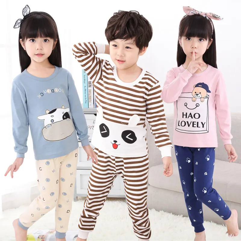 Детская одежда пижамный комплект для больших мальчиков и девочек пижама в виде