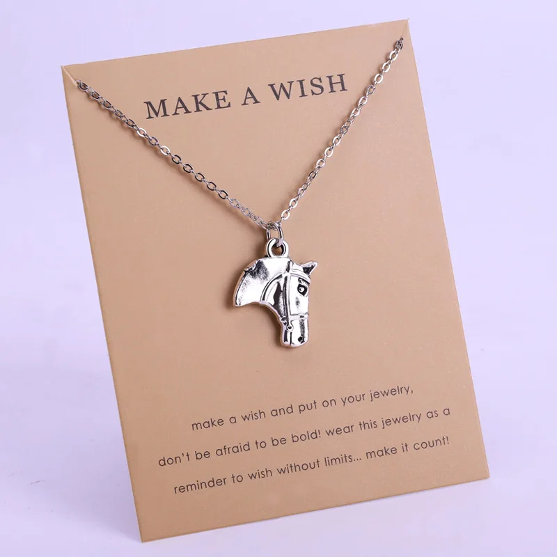 Ошейник из нержавеющей стали для женщин дружба лошадь слон лиса кошка собака