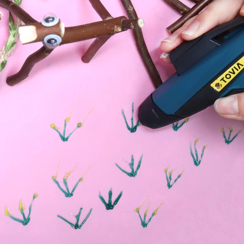 120 шт. стержни для термоплавкого клея 7 мм клеевые пруты клеевого пистолета