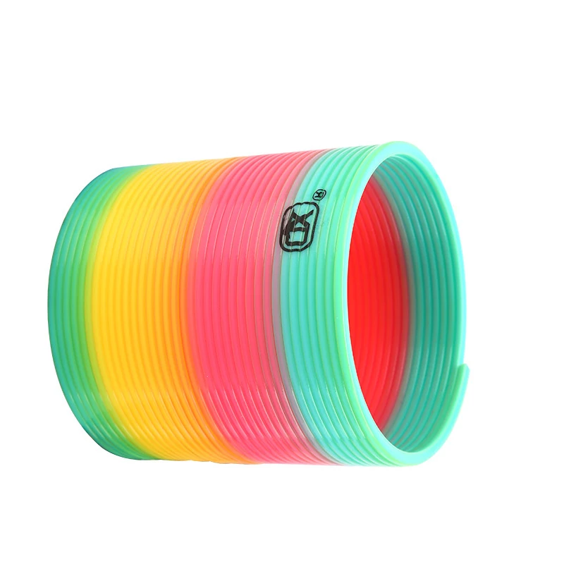 Пластиковые пружинные детские игрушки Радужный круг Детские интеллектуальные