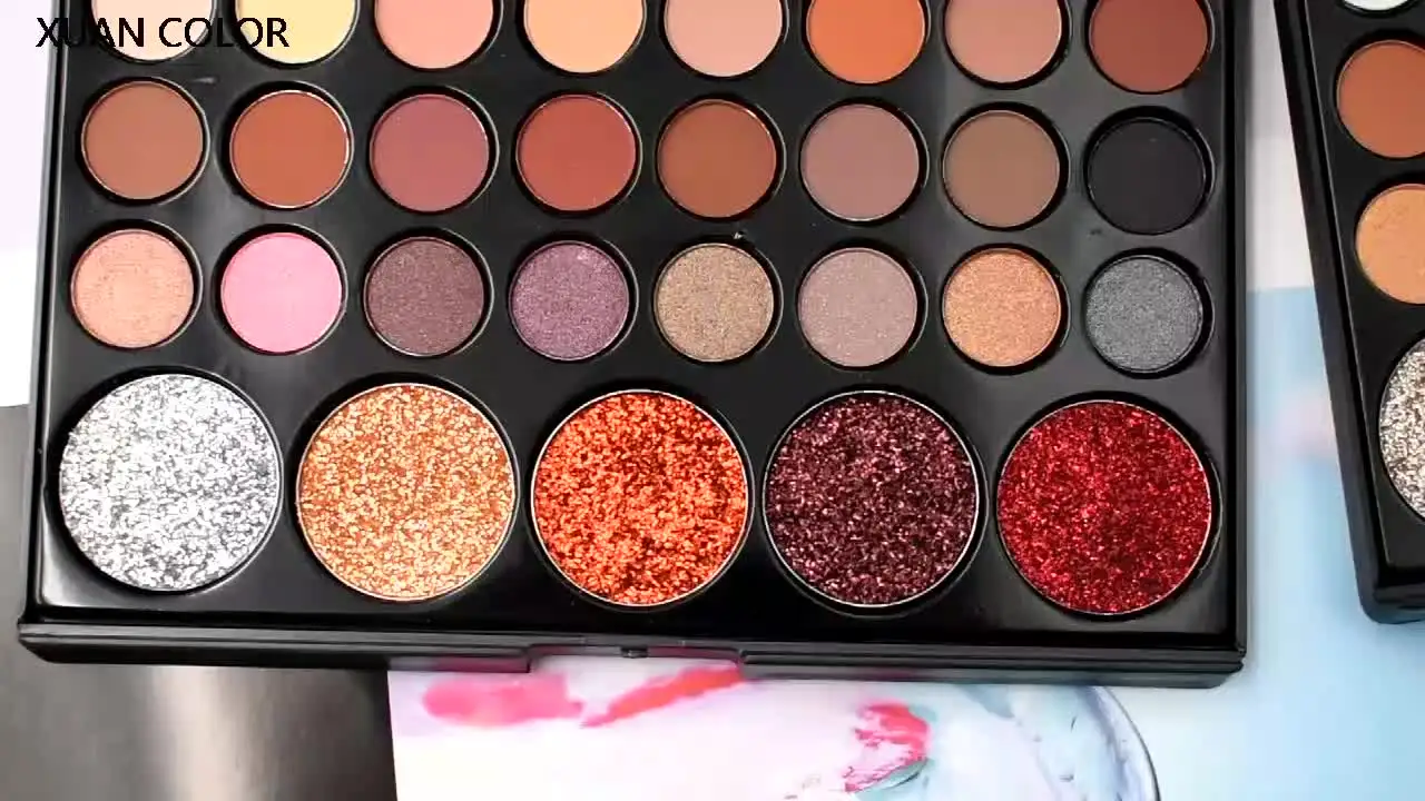 Cosmetics Makeup custom packaging eyeshadow palette private label Matte shimmer eyeshadow 29 color eyeshadow palette