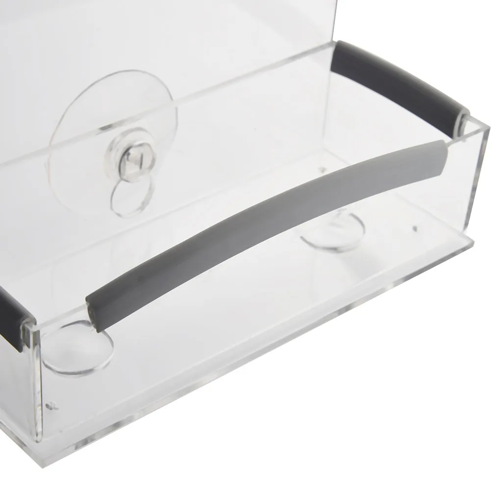 Кормушка для птиц прозрачная акриловая кормушка окон на присоске с крышей z0119 |