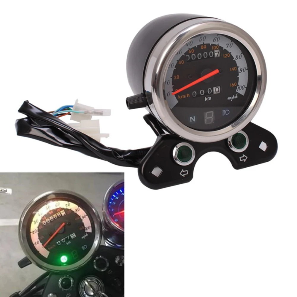 12 В ЖК-дисплей светодиодный цифровой измерительный одометр спидометр маслометр