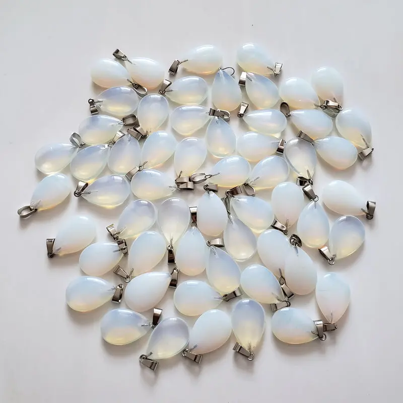 Оптовая продажа 30 шт./лот модные натуральные камни опал тигровый глаз howlite капли