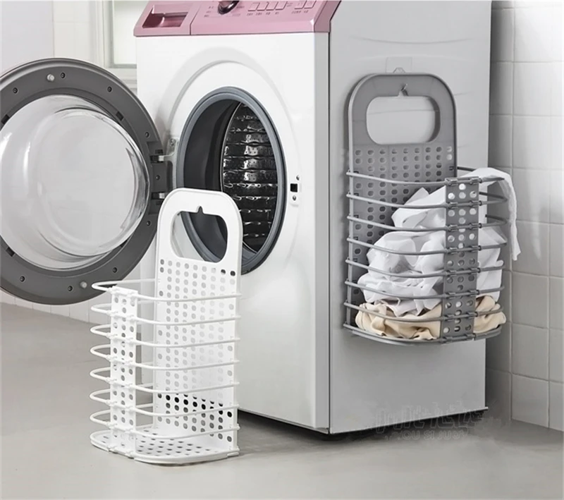 Складная корзина пластиковые корзины для хранения одежды настенная белья
