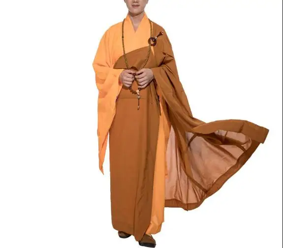 Высокое качество шаолин монах кунг-фу QIYI буддийский cassocks zen lay медитация Будда