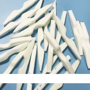 Губчатая маска для очков, 50 шт., мягкие одноразовые самоклеящиеся накладки для переносицы, маски для рта