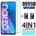 Гидрогелевая пленка 4 в 1 с полным покрытием для realme gt neo narzo 30 5g realmi 8 7 6 pro narzo 30a, защита экрана hd, пленка для объектива, не стекло