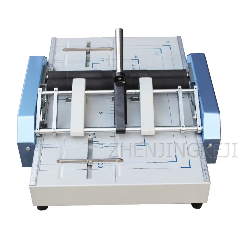 

Automatic folding machine concave-convex rubber roller saddle-shaped flat nail binding tool