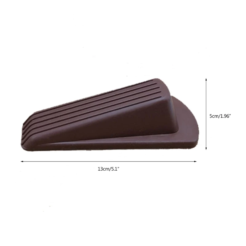 1 Piece Door Stopper Brown/White/Black Holder Stop Wedge Gaps Floor Prevent The Lock-Outs Baby Protection Dropship | Обустройство