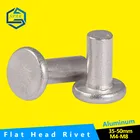 Твердые заклепки AL Knock, плоская головка, заклепка GB109 M4 M5 M6 M8, алюминий
