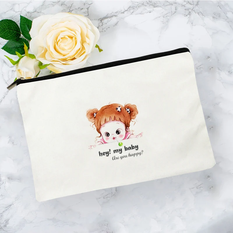 

Cute Baby Cosmetic Bag for Makeup Woman Mini Kawaii Women's Travel Storage Bags Free Shipping Make Up Handbags Organizer Pouch