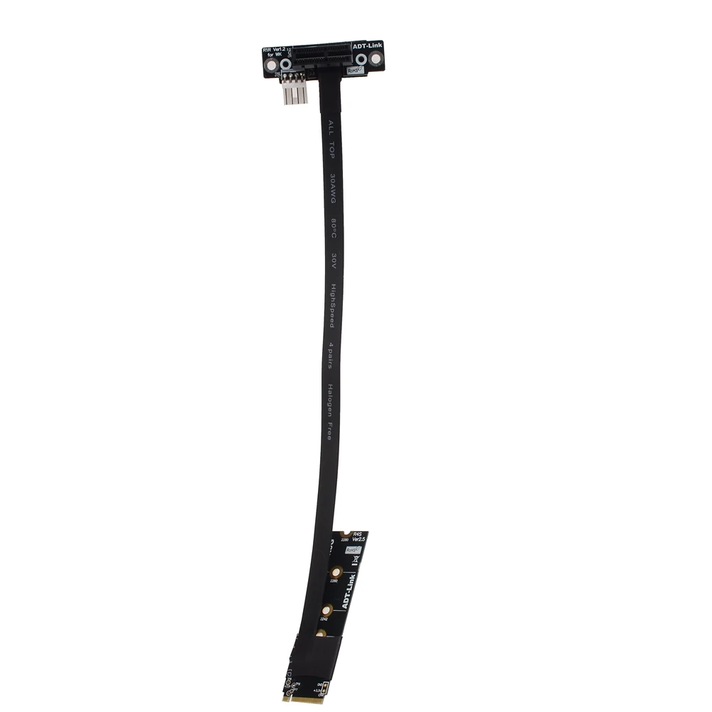M.2 NVMe M key к PCIe 3 0x1 PCI e Удлинительный кабель SSD BTC Майнер переходник x1 USB беспроводной