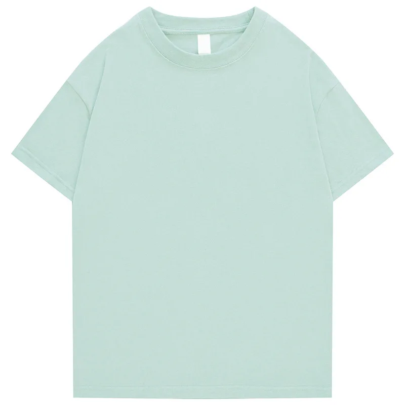 

2021 high quality high configuration new solid color T-shirt casual T-shirt