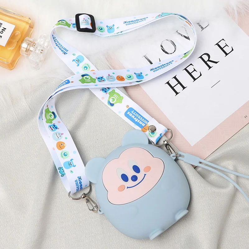 Мультяшный кошелек для девочек сумочки Kawaii мини сумки на молнии с цепочкой