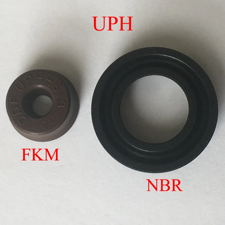 

UPH 180*205*15/19 180x205x15/19 Brown FKM FPM Black NBR Rubber Dustproof Groove Lip Hydraulic Piston Rod O Ring Gasket Oil Seal