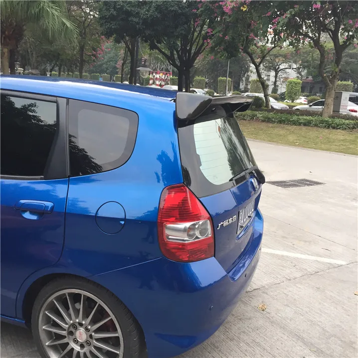 Спойлер для Honda Jazz Fit высококачественный спойлер из АБС материала заднего крыла