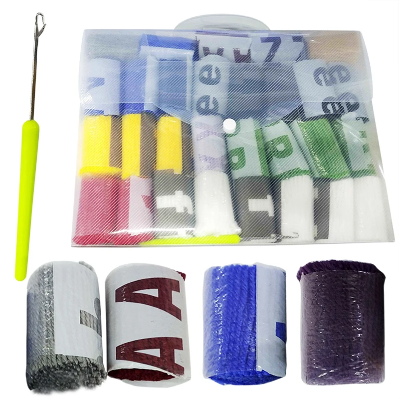 Крючок Набор ковриков DIY Рукоделие наборы вязание крючком Пряжа Коврик защелка