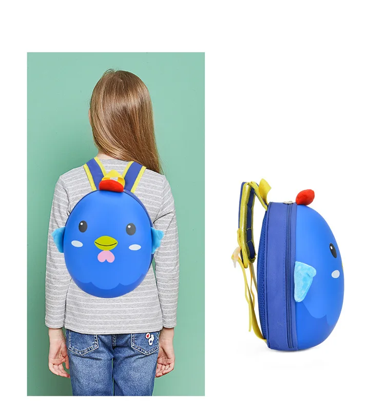 Милый детский рюкзак с курицей Детский в виде яичной скорлупы Жесткая Сумка для