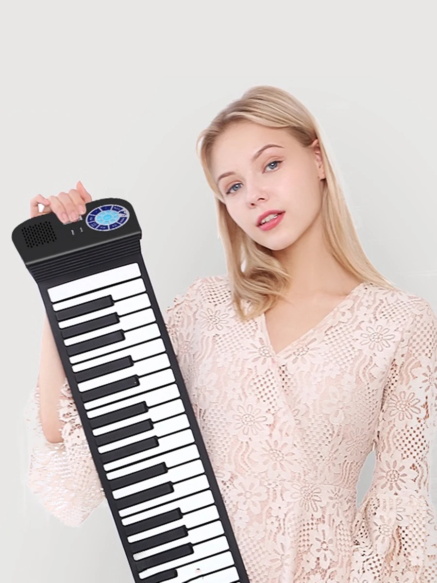 Folding Hand Rolled Piano Music Keyboard Portable 88 Key Dormitory Children Piano Practice Beginners Sintetizador Entertainment